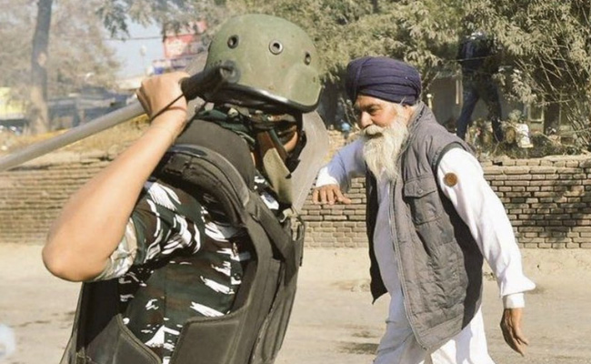 Farmer In Viral Image Says Hit Multiple Times By Cops