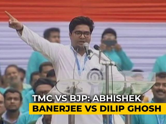 Ahead Of Bengal Polls, Trinamool’s Abhishek Banerjee Take On BJP’s Dilip Ghosh