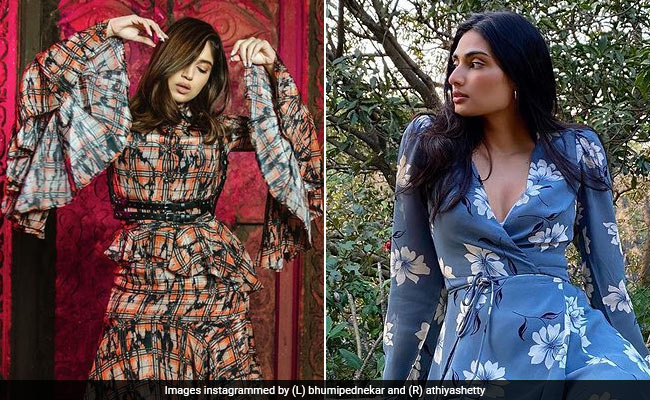 From Bhumi Pednekar's Plaid To Athiya Shetty's Florals, Prints Top The Charts For Winter