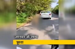 केरल : कुत्ते को कार से बांधकर घसीटा, केस दर्ज केरल : कुत्ते को कार से बांधकर घसीटा, केस दर्ज