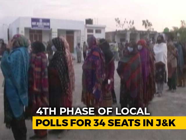 Fourth Phase Of Local Polls For 34 Seats In Jammu And Kashmir