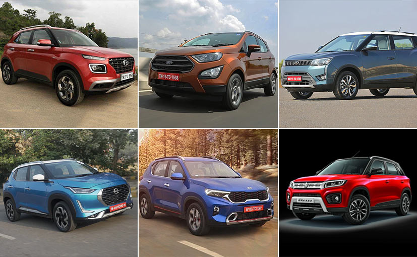 Nissan Magnite vs Kia Sonet vs Hyundai Venue vs Maruti Suzuki Vitara Brezza vs Mahindra XUV300 vs Ford Ecosport: Price Comparison