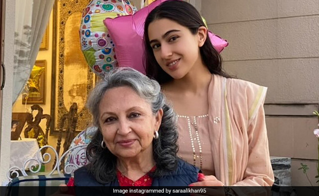 ICYMI: "My Pillar Of Support," Wrote Sara Ali Khan On Grandmother Sharmila Tagore's Birthday