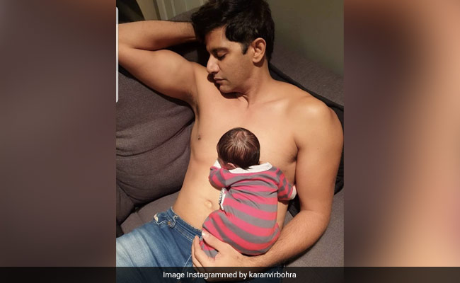 Karanvir Bohra "Can't Help" But Spoil His Baby Daughter. See His Post