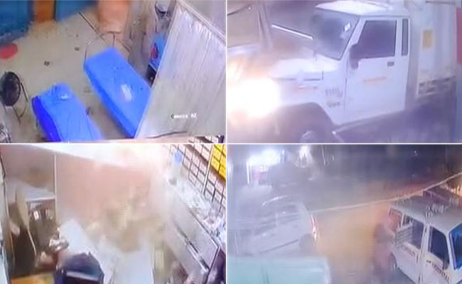 Patient's Enraged Relative Rams Truck Into Gurgaon Hospital: Watch