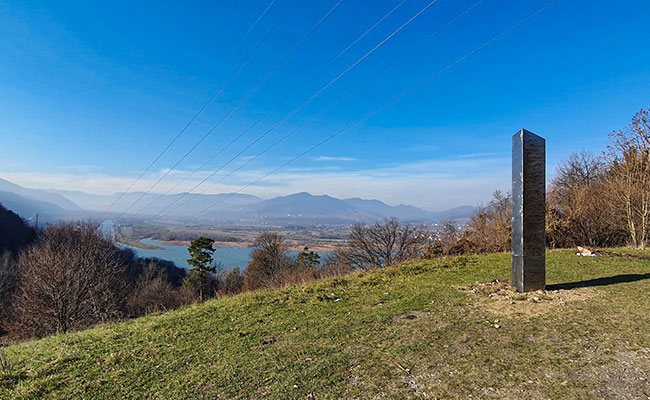 Days After US Desert Mystery, Another Metal Monolith Found In Romania