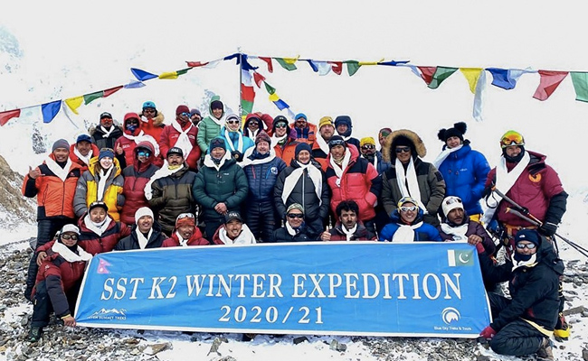 Nepali Climbers Reach Base Camp After Scaling K2, World's 2nd Highest Mountain