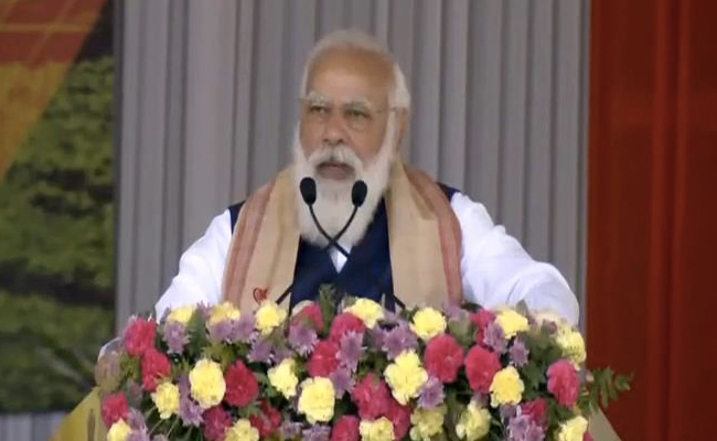 PM Modi Slams Previous Governments In Assam During Visit To State