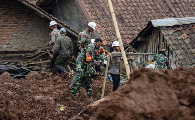 11 Killed In Indonesia Landslides, Scores Missing