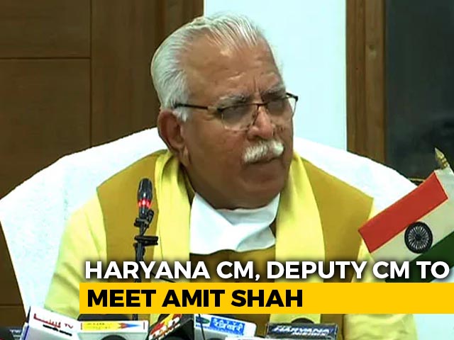 Haryana Chief Minister, His Deputy To Meet Amit Shah Today