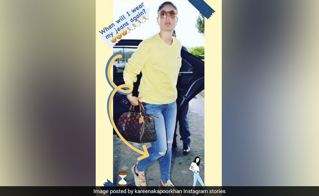 In A Stylish Throwback Picture, Kareena Kapoor Hopes To Wear Jeans Soon