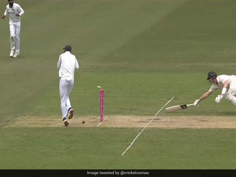 Watch: Ravindra Jadeja Runs Out Steve Smith With A Bullet Throw