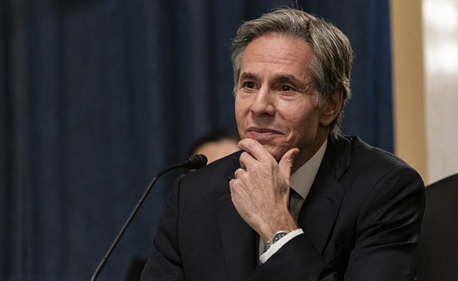 Joe Biden's Top Diplomat Vows Firmness On China, Iran