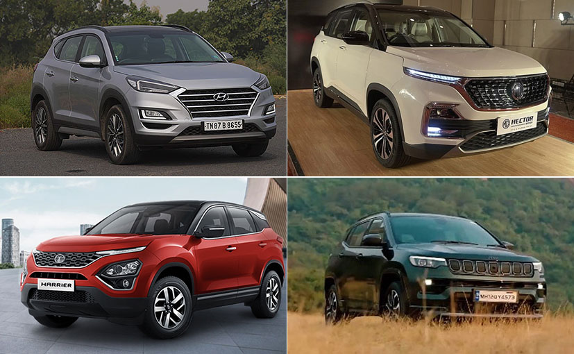 2021 Jeep Compass vs Hyundai Tucson vs MG Hector vs Tata Harrier: Price Comparison