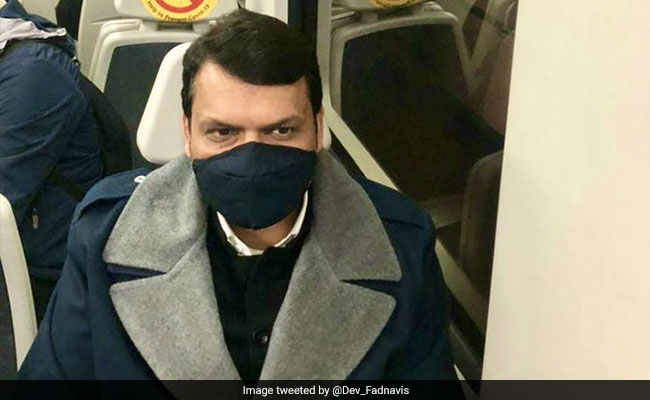In Devendra Fadnavis's Delhi Metro Ride Tweet, Swipe At Uddhav Thackeray