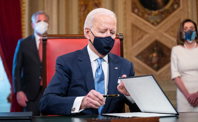 Joe Biden Signs Series Of Orders, Set To Rejoin Paris Climate Accord