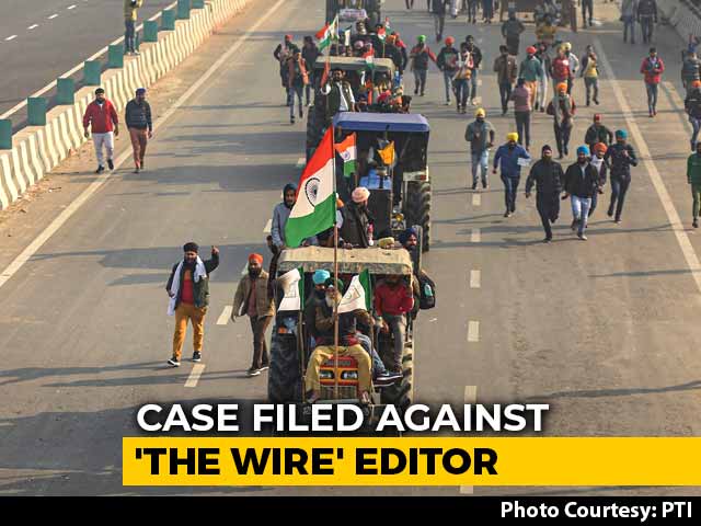 Police Case Against Editor Over Tweet On Farmer's Death At Tractor Rally
