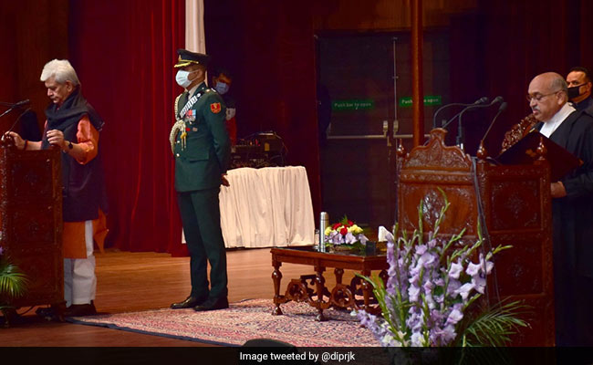 Justice Pankaj Mithal Administered Oath Of Office As Chief Justice Of J&K, Ladakh