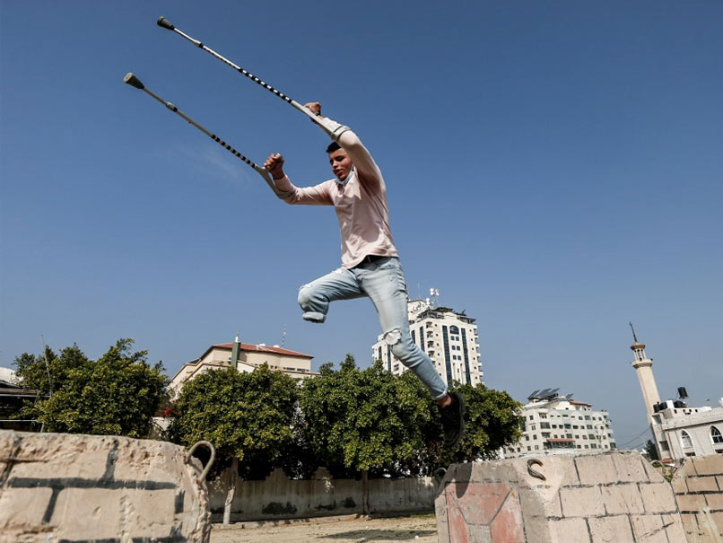 In Gaza, Parkour Brings Youngsters A Taste Of Freedom