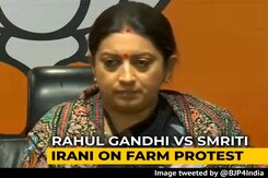"Rahul Gandhi Declared War": Smriti Irani On Congress' Farmers Warnings "Rahul Gandhi Declared War": Smriti Irani On Congress' Farmers Warnings