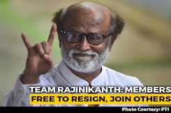 Free To Join Other Parties: Team Rajinikanth As Some Members Move To DMK Free To Join Other Parties: Team Rajinikanth As Some Members Move To DMK