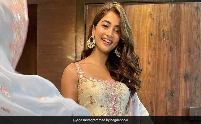 Pooja Hegde's Stunning Pastel <i>Sharara</i> Is Already Setting Ethnic Style Goals For Spring