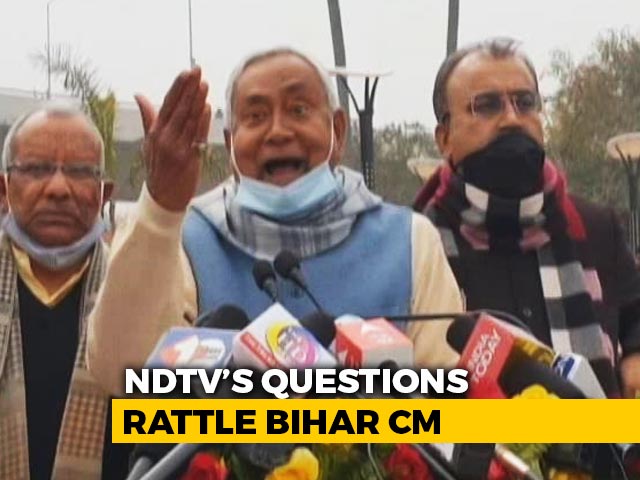 "Who Are You Supporting?" Nitish Kumar's Outburst At NDTV Reporter
