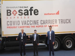 Bharat-Benz And Motherson Collaborate To Provide Logistics For COVID-19 Vaccine Transportation Bharat-Benz And Motherson Collaborate To Provide Logistics For COVID-19 Vaccine Transportation