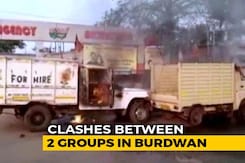 Clash At BJP Party Offices In Bengal, Vehicles Set On Fire Clash At BJP Party Offices In Bengal, Vehicles Set On Fire