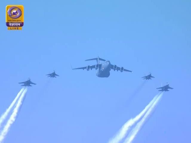 Flypast By Indian Air Force At 72nd Republic Day Celebrations
