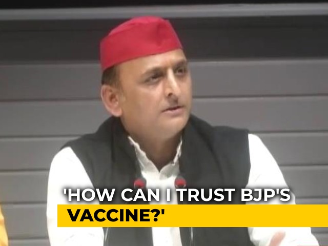 "How Can I Trust BJP's Vaccine," Says Akhilesh Yadav, Party Wants Apology