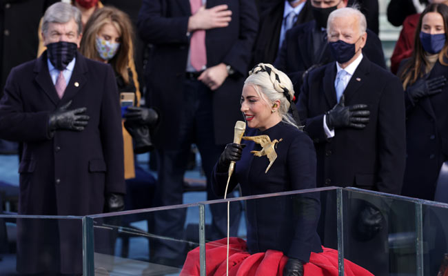 Lady Gaga Launches Biden Inauguration With US National Anthem. Watch