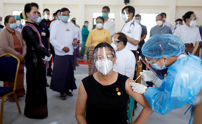 Myanmar Launches Covid Vaccination Drive, Prioritises Healthcare Workers