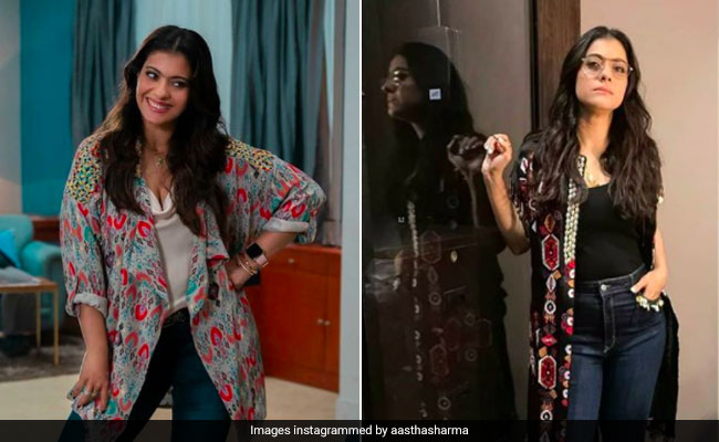 Kajol Adds A Boho-Chic Spin To Casual Wear With Statement Jackets
