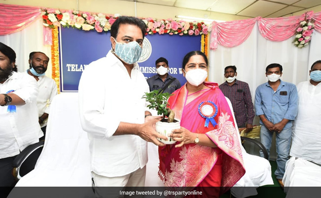 Sunita Laxma Reddy Takes Charge As Telangana State Women's Commission Chairperson