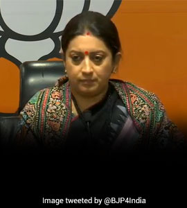 Smriti Irani Quotes Poet Kabir To Diss Rahul Gandhi's Vaccine Appeal