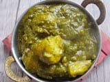 How To Make Aloo Palak | Easy Aloo Palak Recipe Video