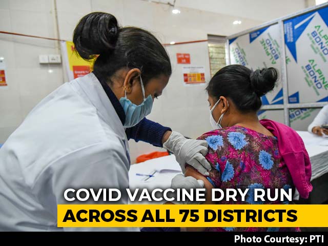 In Uttar Pradesh, Covid Vaccine Dry Run Across All 75 Districts