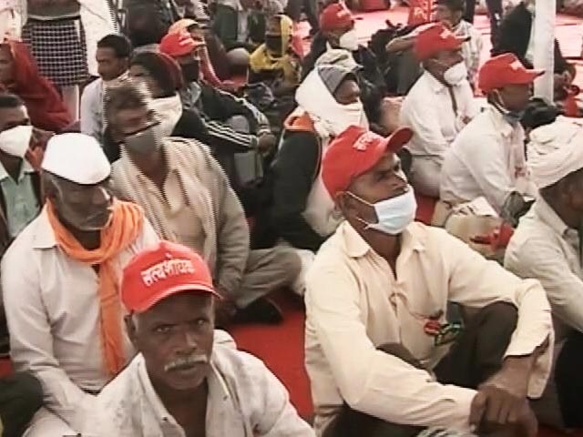 Farmers From Across Maharashtra Gather At Azad Maidan In Mumbai