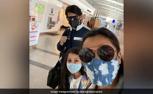 Mahesh Babu And Family En Route Dubai To Celebrate Namrata Shirodkar's Birthday