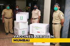 First Batch Of Serum Vaccines Arrive In Mumbai Under Police Cover First Batch Of Serum Vaccines Arrive In Mumbai Under Police Cover