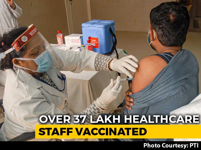Over 37 Lakh Beneficiaries Vaccinated Against COVID-19: Centre