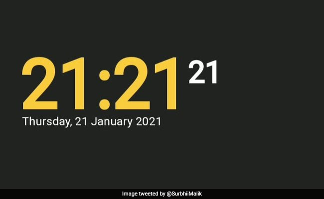 21:21 | 21-1-2021: Today's A Day That Comes Once In A Lifetime