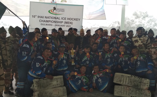 ITBP ने 10वीं नेशनल आइस हॉकी प्रतियोगिता जीती, फाइनल में लद्दाख को दी शिकस्‍त