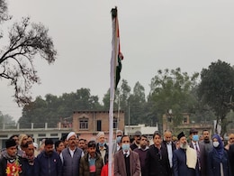 Ayodhya Mosque Work Starts On Republic Day With Tricolour Hoisting Ayodhya Mosque Work Starts On Republic Day With Tricolour Hoisting