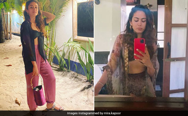 Mira Rajput Channels Princess Jasmine In A Holiday Chic Bralette And Trousers