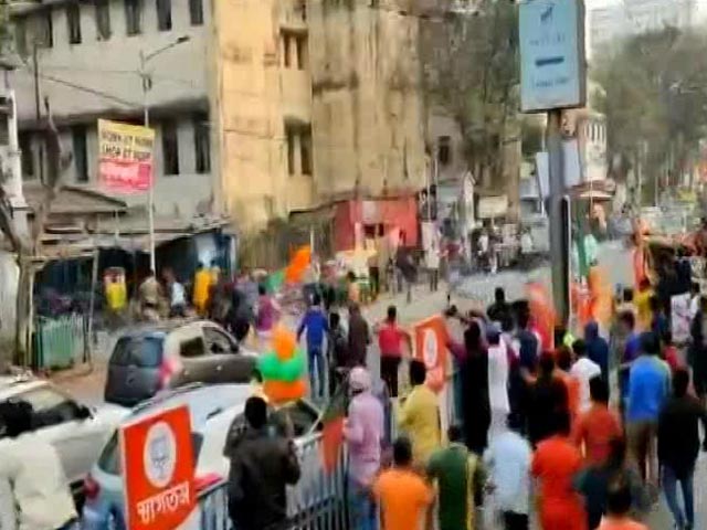 Stones Reportedly Thrown At BJP Roadshow In Kolkata Amid "Go Back" Chants