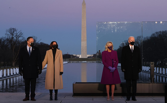 "Remember All We Lost": Joe Biden Leads Tribute To Nearly 4,00,000 Covid-19 Deaths