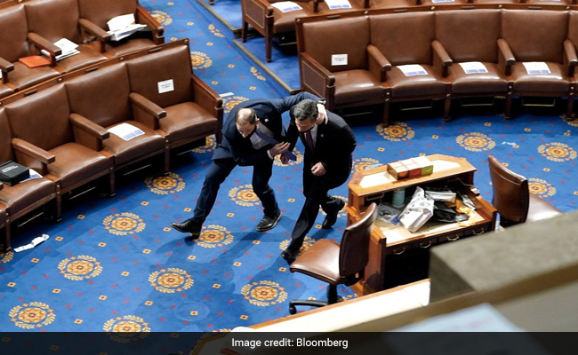 US Lawmakers Went To Underground Tunnel As Pro-Trump Mob Stormed Capitol