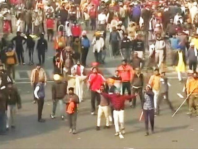 Protestors Removed From Red Fort, Internet Cut In Parts Of Delhi